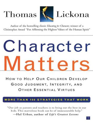 cover image of Character Matters